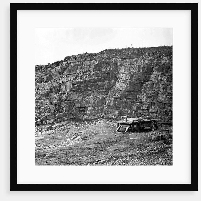 Limestone Quarries at Scarlett, near Castletown, Isle of Man by George Bellett Cowen